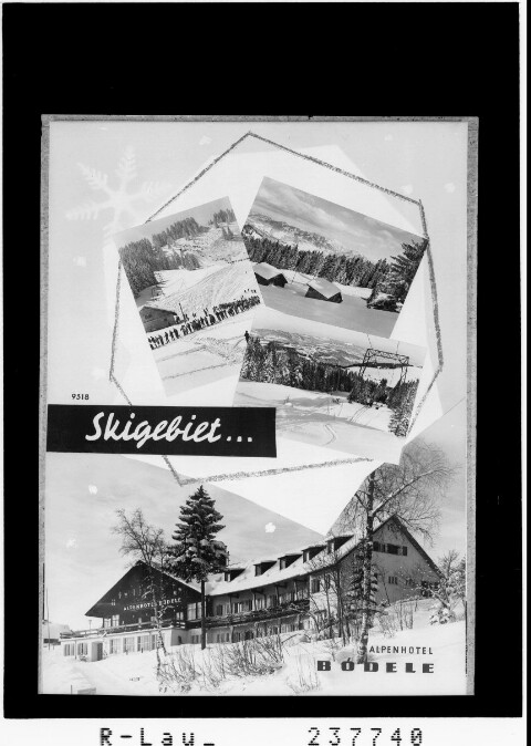 Skigebiet - Alpenhotel - Bödele