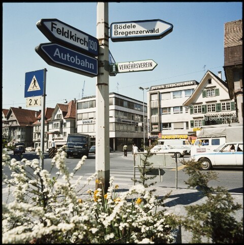 Dornbirn - Marktplatz (Wegweiser)
