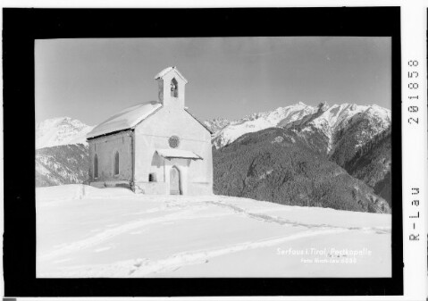 Serfaus in Tirol / Pestkapelle : [Serfaus / Pestkapelle mit Blick in die Ötztaler Alpen]
