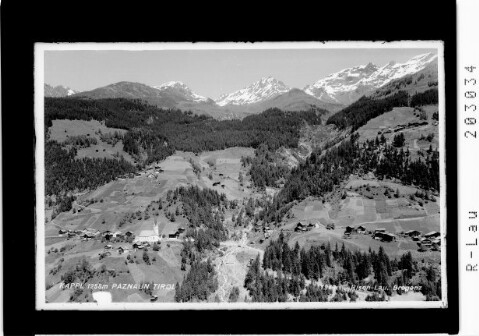 Kappl 1258 m Paznaun Tirol : [Kappl gegen Verwallgruppe]