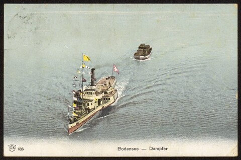 Bodensee - Dampfer : [Carte postale ...]