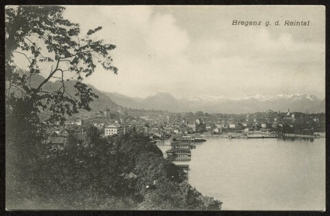 Bregenz g. d. Reintal : [Postkarte - Weltpostverein ...]