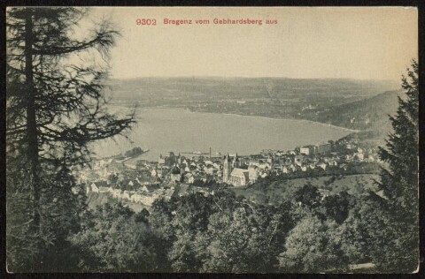 Bregenz vom Gebhardsberg aus : [Korrespondenz-Karte ...]