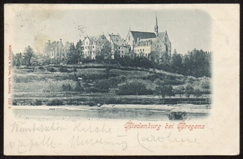 Riedenburg bei Bregenz : [Postkarte An ... in ...]