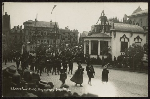 Kaiser Franz Josef I. i. Bregenz 1909: Der Festzug