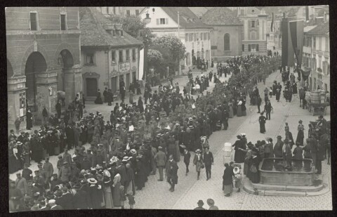 [Erinnerung an den Besuch Deutscher Verwundeten am 11. Mai 1915 in Bregenz]
