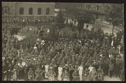 [Erinnerung an den Besuch Deutscher Verwundeten am 11. Mai 1915 in Bregenz]