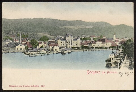 Bregenz am Bodensee : [Postkarte ...]