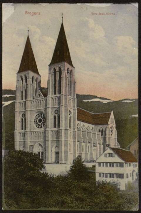 Bregenz : Herz-Jesu-Kirche : [Postkarte ...]