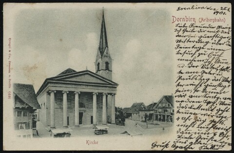 Dornbirn (Arlbergbahn) : Kirche : [Postkarte ...]