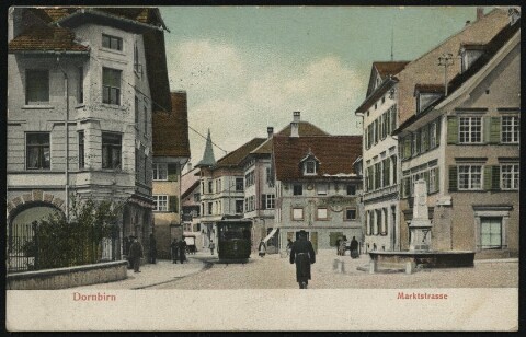 Dornbirn : Marktstrasse : [Postkarte ...]