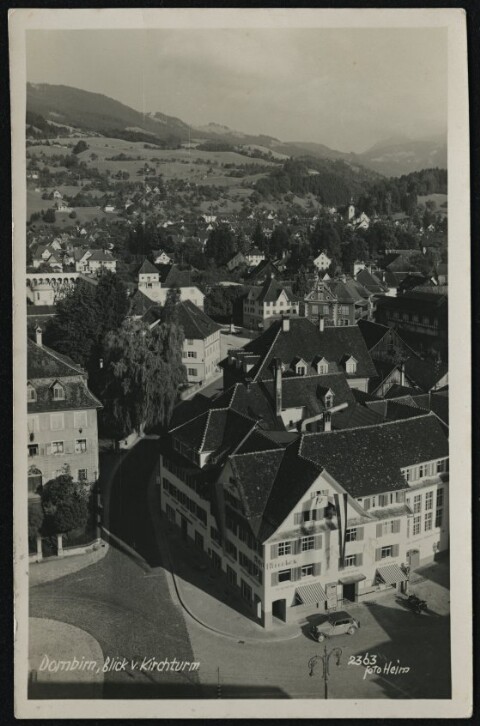 Dornbirn, Blick v. Kirchturm