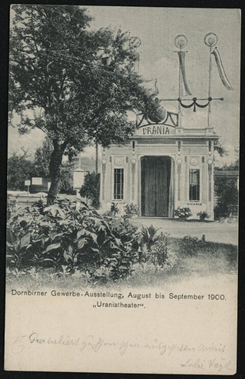 Dornbirner Gewerbe-Ausstellung, August bis September 1900 : 