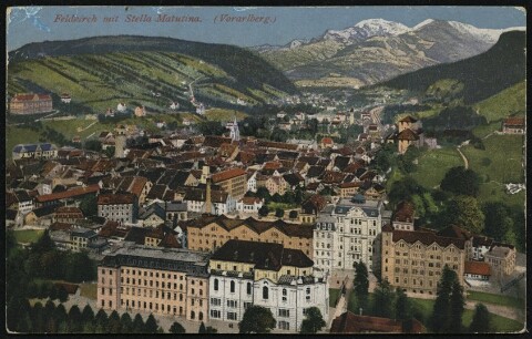 Feldkirch mit Stella Matutina. (Vorarlberg)