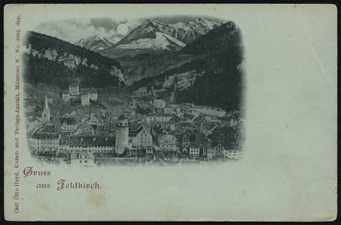 Gruss : aus Feldkirch : [Correspondenz-Karte An ... in ...]