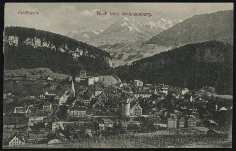 Feldkirch : Blick vom Ardetzenberg : [Postkarte ...]