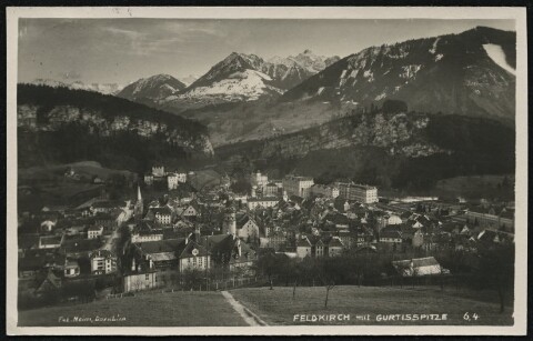Feldkirch mit Gurtisspitze