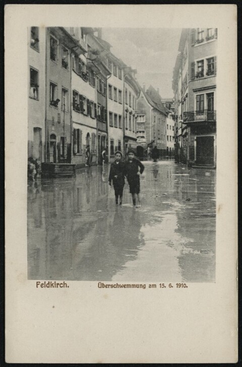Feldkirch : Überschwemmung am 15. 6. 1910
