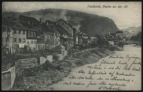 Feldkirch, Partie an der Jll : [Post-Karte ...]