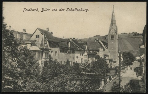 Feldkirch, Blick von der Schattenburg : [Post-Karte ...]