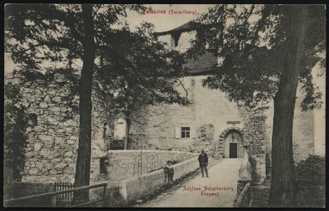 Feldkirch (Vorarlberg) : Schloss Schattenburg Eingang : [Postkarte ...]