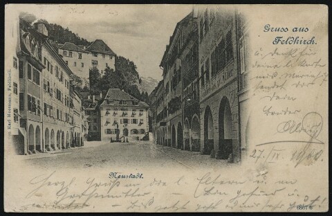 Gruss aus : Feldkirch : Neustadt : [Correspondenz-Karte An ... in ...]