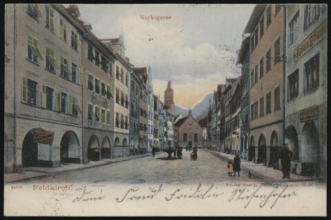 Feldkirch : Marktgasse : [Correspondenz-Karte An ... in ...]