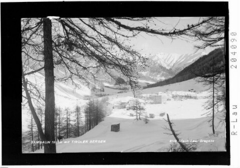 Samnaun 1850 m mit Tiroler Bergen