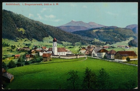 Andelsbuch, i. Bregenzerwald, 648 m ü. M.