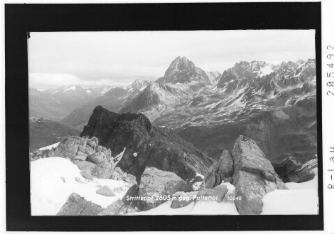 Strittkopf 2605 m gegen Patteriol