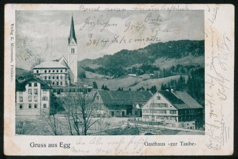 Gruss aus Egg : Gasthaus zur Taube : [Postkarte ...]